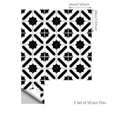 funlife Peel and Stick Thick Flat Glossy Kitchen Tile Backsplash, Self-Adhesive Wall Tile Stickers for Home Decor