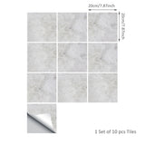 funlife Peel and Stick Thick Flat Glossy Kitchen Tile Backsplash, Self-Adhesive Wall Tile Stickers for Home Decor