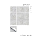 funlife Peel and Stick Thick Flat Glossy Kitchen Tile Backsplash, Self-Adhesive Wall Tile Stickers for Home Decor