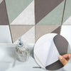 Concrete Slanting Lattice Tile Wall Sticker