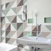 Funlife®|Concrete Slanting Lattice Tile Wall Sticker