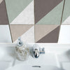 Funlife®|Concrete Slanting Lattice Tile Wall Sticker