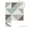 Funlife®|Concrete Slanting Lattice Tile Wall Sticker