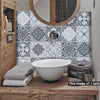 Mediterranean Blue Tile Wall  Sticker