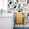 funlife Peel and Stick Thick Flat Glossy Kitchen Tile Backsplash, Self-Adhesive Wall Tile Stickers for Home Decor