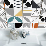 funlife Peel and Stick Thick Flat Glossy Kitchen Tile Backsplash, Self-Adhesive Wall Tile Stickers for Home Decor