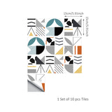 funlife Peel and Stick Thick Flat Glossy Kitchen Tile Backsplash, Self-Adhesive Wall Tile Stickers for Home Decor