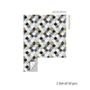 funlife Peel and Stick Thick Flat Glossy Kitchen Tile Backsplash, Self-Adhesive Wall Tile Stickers for Home Decor, Black White Vine Mosaic