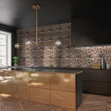 funlife Peel and Stick Thick Flat Glossy Kitchen Tile Backsplash, Self-Adhesive Wall Tile Stickers for Home Decor, Fish Scale Mosaic