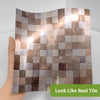 funlife Peel and Stick Thick Flat Glossy Kitchen Tile Backsplash, Self-Adhesive Wall Tile Stickers for Home Decor, Fish Scale Mosaic