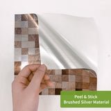 funlife Peel and Stick Thick Flat Glossy Kitchen Tile Backsplash, Self-Adhesive Wall Tile Stickers for Home Decor, Fish Scale Mosaic
