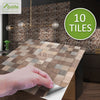 funlife Peel and Stick Thick Flat Glossy Kitchen Tile Backsplash, Self-Adhesive Wall Tile Stickers for Home Decor, Fish Scale Mosaic