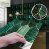 funlife Peel and Stick Thick Flat Glossy Kitchen Tile Backsplash, Self-Adhesive Wall Tile Stickers for Home Decor