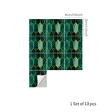 funlife Peel and Stick Thick Flat Glossy Kitchen Tile Backsplash, Self-Adhesive Wall Tile Stickers for Home Decor