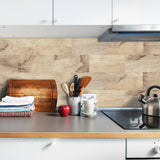 Funlife®|Wood Grain Wall Tiles Sticker