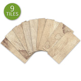 Funlife®|Wood Grain Wall Tiles Sticker