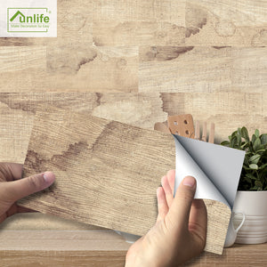 Wood Grain Wall Tiles Sticker