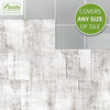 Funlife®|White Wood Grain Wall Tiles Sticker