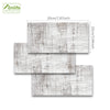 Funlife®|White Wood Grain Wall Tiles Sticker