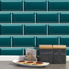 Funlife®|Turquoise Terrazzo  Wall Tile Sticker