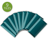 Funlife®|Turquoise Terrazzo  Wall Tile Sticker