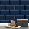 Funlife®|Navy Blue Wall Tile Sticker