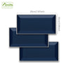 Funlife®|Navy Blue Wall Tile Sticker