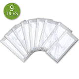 Funlife®|White  Marble Wall Tile Sticker