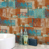 Funlife®|Rusty Pattern Wall Tile Sticker