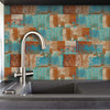 Funlife®|Rusty Pattern Wall Tile Sticker
