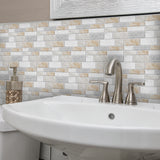 Funlife®|Warm Marble Wall Tile Sticker