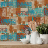 Funlife®|Rusty Pattern Wall Tile Sticker
