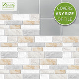 Funlife®|Warm Marble Wall Tile Sticker