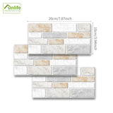 Funlife®|Warm Marble Wall Tile Sticker