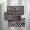Funlife®|Graphic Rusty Pattern Wall Tile Sticker