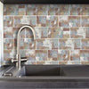 Funlife®|Painted Brushed Brick  Wall Tile Sticker