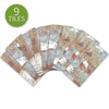 Funlife®|Painted Brushed Brick  Wall Tile Sticker
