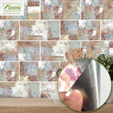 Painted Brushed Brick  Wall Tile Sticker