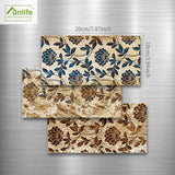 Funlife®|Royal Grunge Floral Wall Tile Sticker