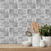 Funlife®|Light Gray Cement Brick Wall Tile Sticker