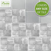 Funlife®|Light Gray Cement Brick Wall Tile Sticker