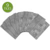 Funlife®|Gray Cement Brick Wall Tile Sticker