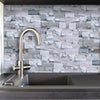 Funlife®|Light Grey Stone Brick Wall Tile Sticker