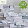 Funlife®|Light Grey Stone Brick Wall Tile Sticker