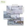 Funlife®|Light Grey Stone Brick Wall Tile Sticker