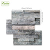 Funlife®|Dark Grey Stone Brick Wall Tile Sticker