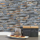 Funlife®|Rustic Stone Brick Wall Tile Sticker