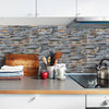 Funlife®|Rustic Stone Brick Wall Tile Sticker