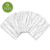 Funlife®|White Stone Brick Wall Tile Sticker