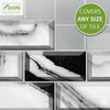 Panda Marble Peel and Stick Tile Sticker | Urban Brick[TM] | Funlife®